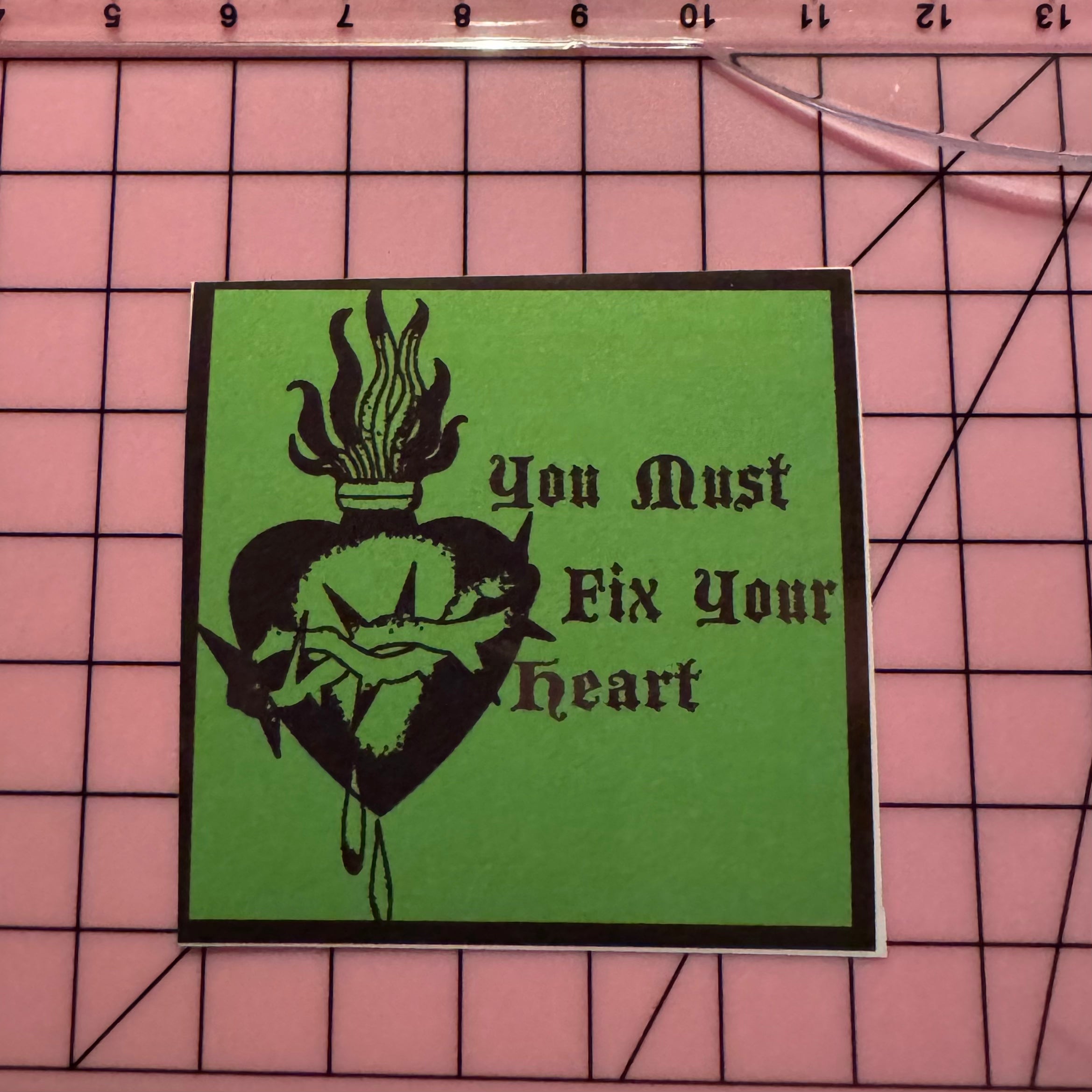 the foundations of decay fix your heart my chemical romance sticker