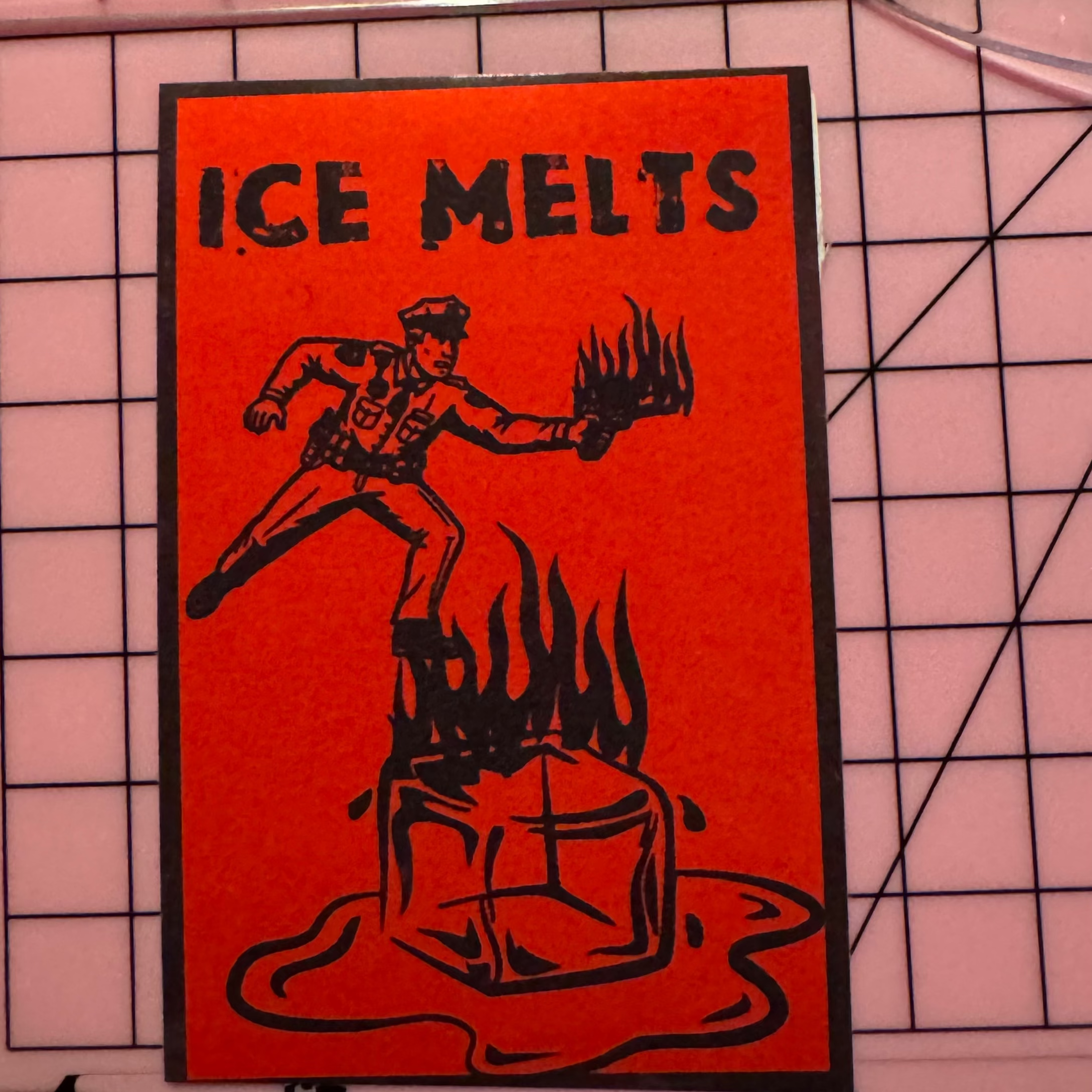 ice melts sticker